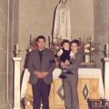 Manuel Grácio (pai) e Arménio Grácio, num baptizado.