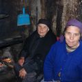 Cidalina com a mãe, Arminda dos Anjos. Soito da Ruiva, 2007.