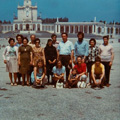 Ana do Carmo (à esq.), familiares e amigos, durante um convívio em Fátima (1973)