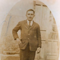 O pai Manuel Sousa da Silva, nas Minas de Carvão (Astúrias, 1921)