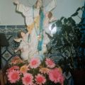 Nossa Senhora da Assunção arranjada por Maria Helena, enquanto mordoma da igreja
