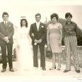 Luciano Nunes, sobrinhos, Fernanda Nunes e Armando Nunes em casamento dos segundos (esq. p/ dta.)