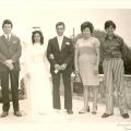 Luciano Nunes, sobrinhos, Fernanda Nunes e Armando Nunes em casamento dos segundos (esq. p/ dta.)