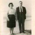 António Soares e a esposa Laura (Praia Grande, Junho de 1965)