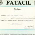 Diploma da VI na FATACIL (23 de Agosto a 1 de Setembro de 1985)