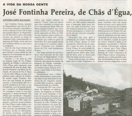 Notícia publicada na Comarca de Arganil, em 28 de Janeiro de 2009 (continuação)