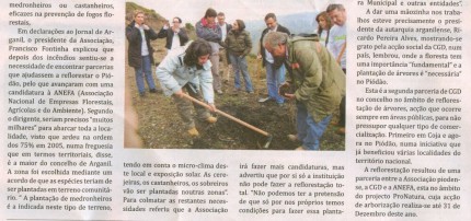 Notícia publicada no Jornal de Arganil, em 13 de Novembro de 2008 (continuação) 